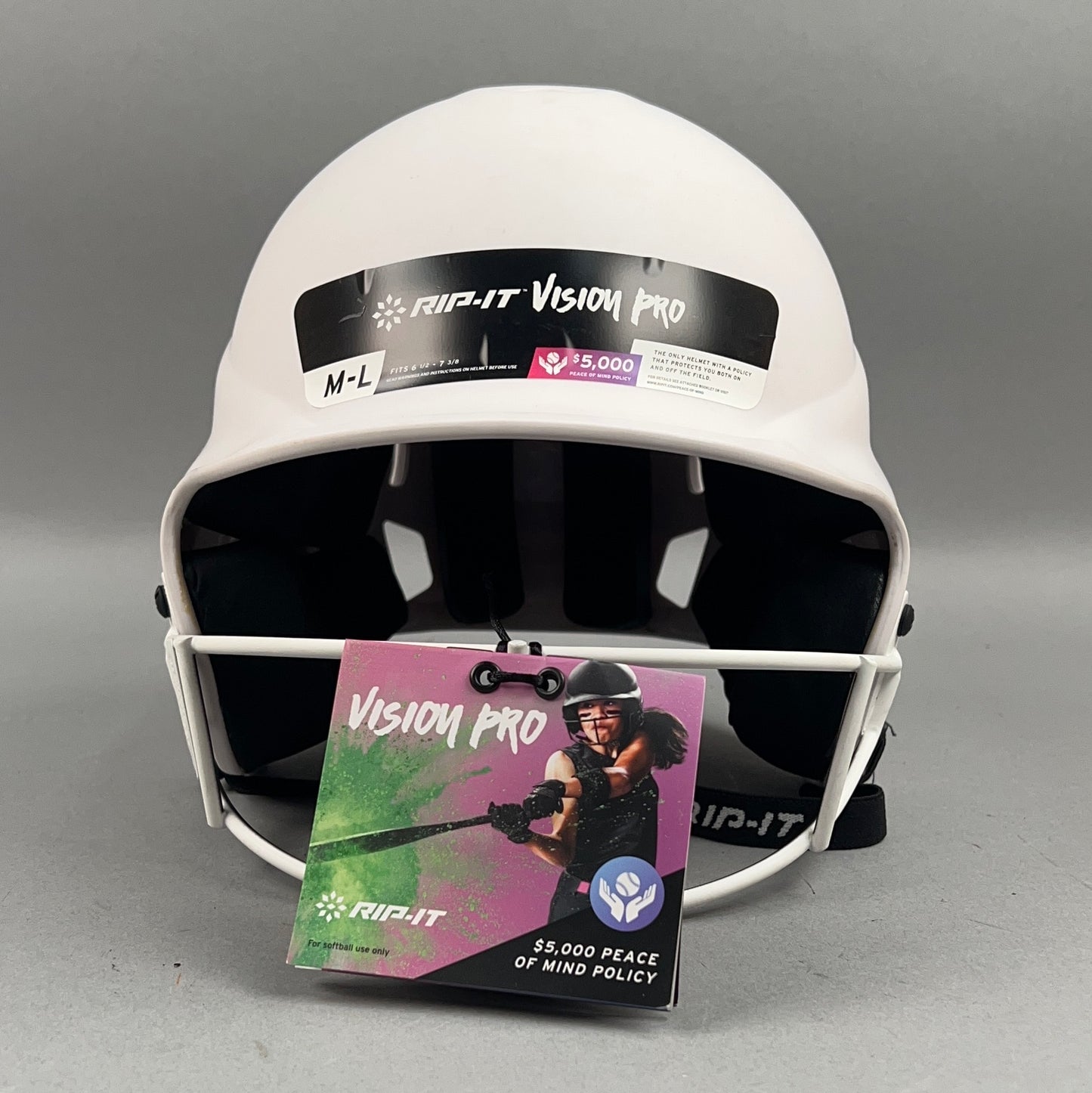 Rip-It Vision Pro M/L 6 1/2" to 7 3/8" Senior Softball Batting Helmet