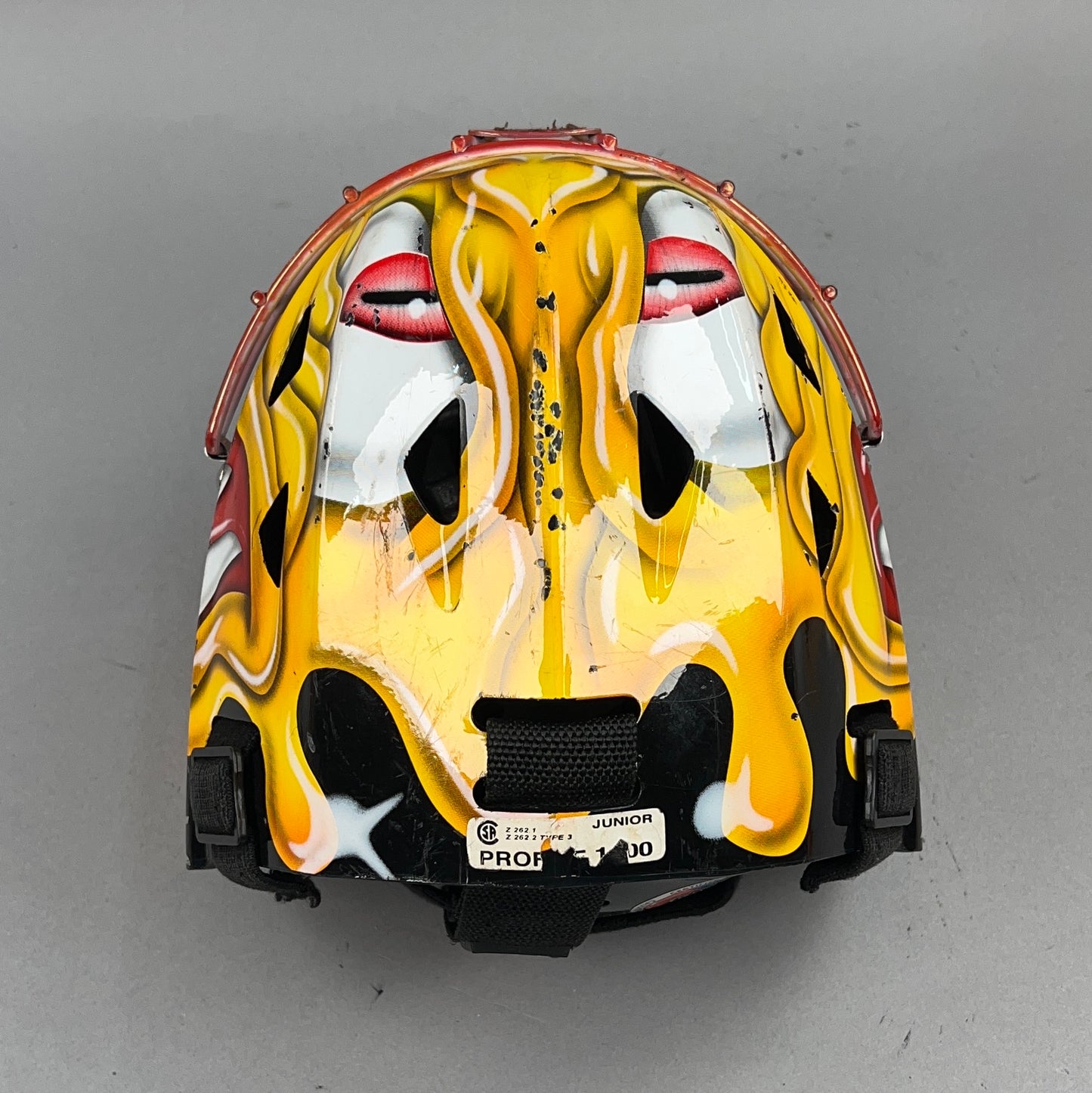 Itech Profile 1000 OSFM Adjustable Junior Vintage Hockey Goalie Helmet