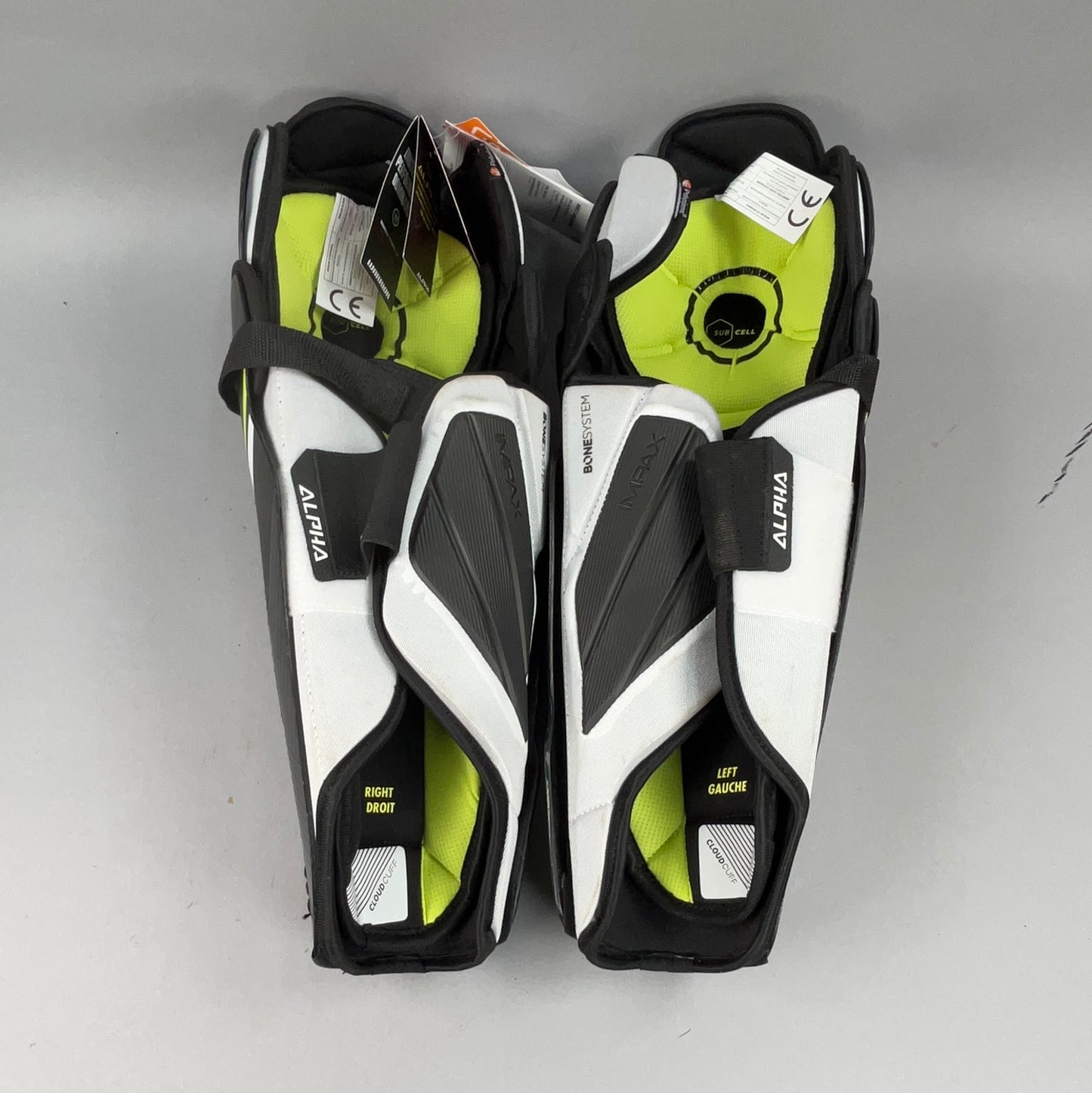 Warrior Alpha LX Pro Stock Senior 17" Hockey Shin Guards