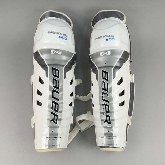 Bauer Nexus 600 Senior 15" Hockey Shin Guards