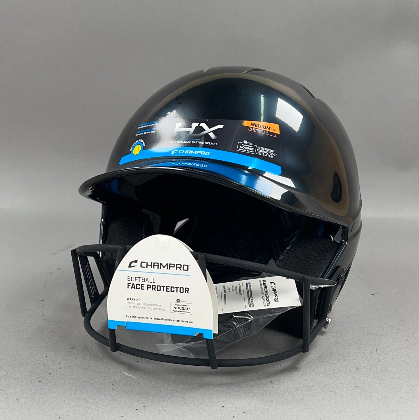 Champro HX Medium 6 1/2" to 7" Junior Softball Batting Helmet