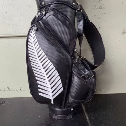 The Back Nine Limited Edition Kiwi Black Championship TB03 Black Golf Bag