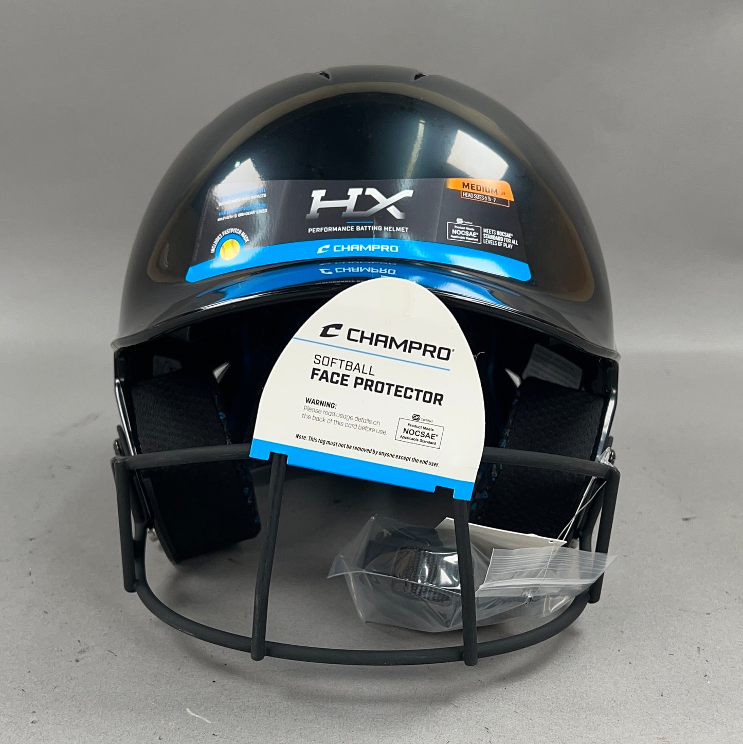 Champro HX Medium 6 1/2" to 7" Junior Softball Batting Helmet