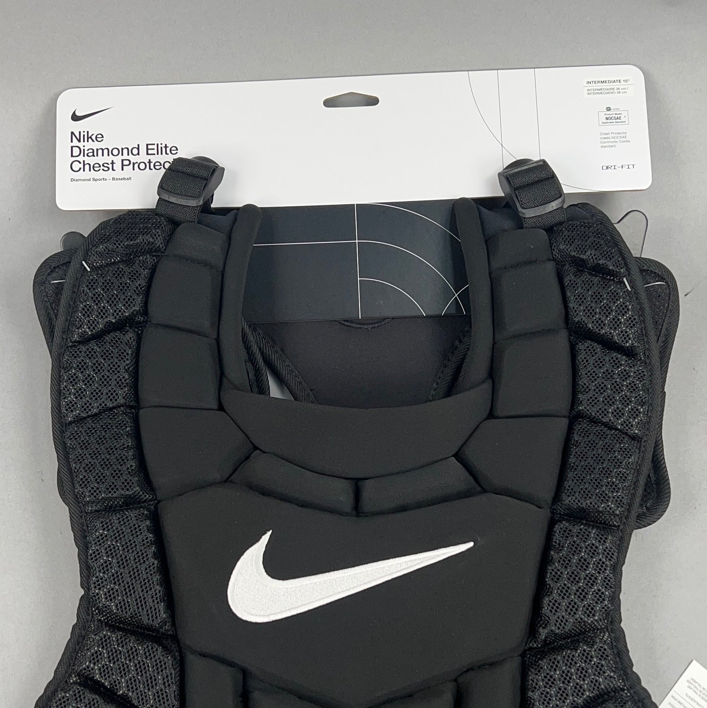Nike Diamond Elite Baseball Catchers Chest Protector Intermediate 15"