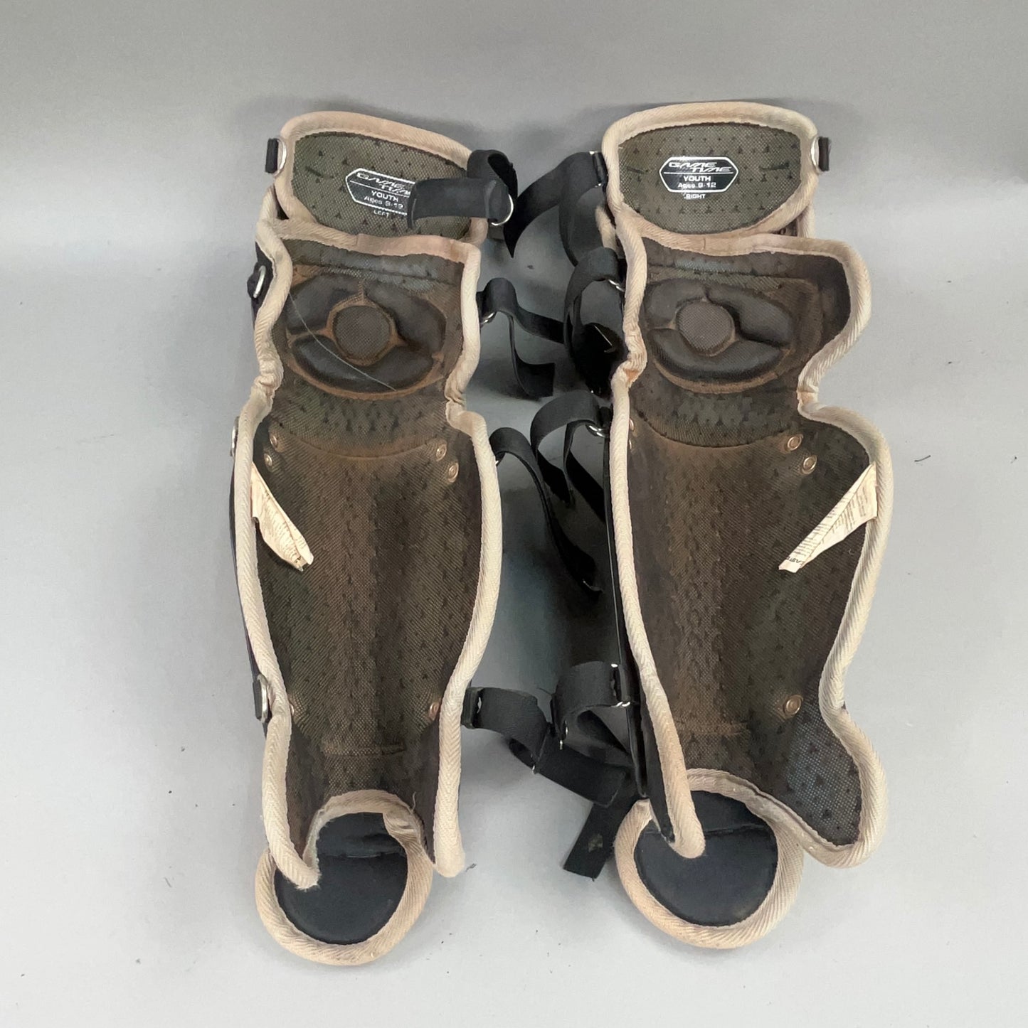 Easton Gametime Youth 12.5" Catchers Shin Guards