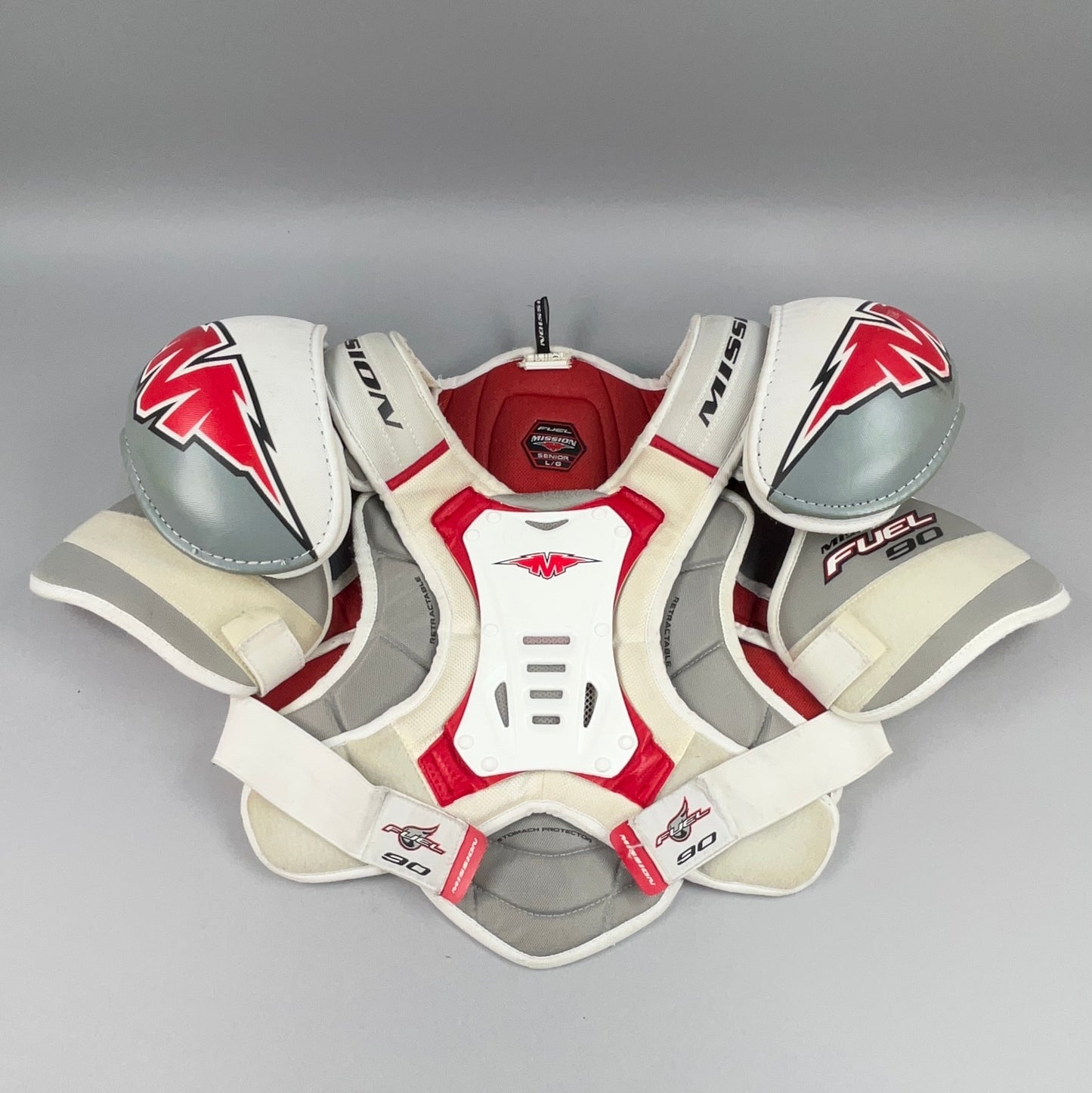 Mission Fuel 90 Senior Large Vintage Hockey Shoulder Pads