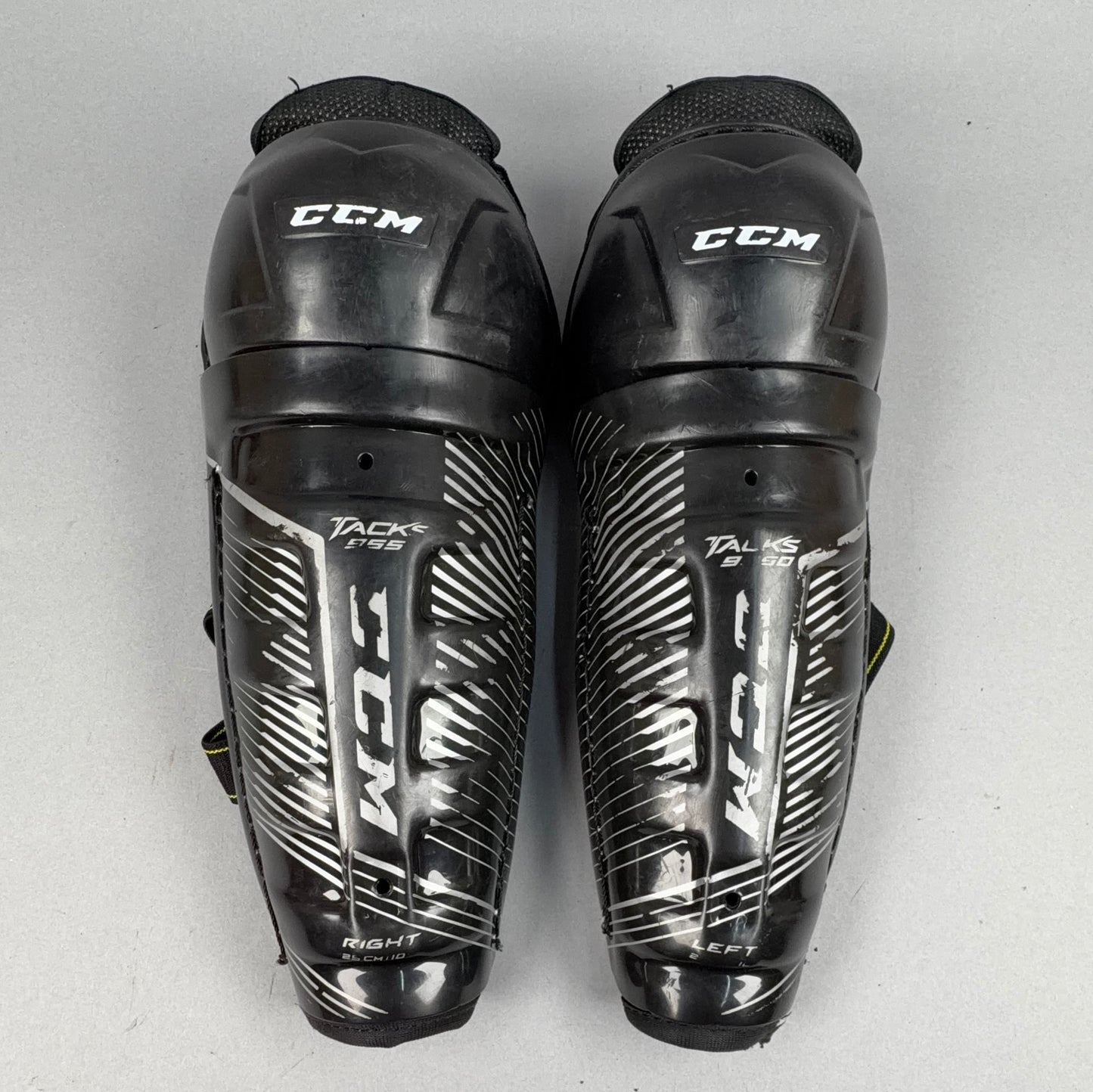 CCM Tacks 9550 Youth 10" Hockey Shin Guards