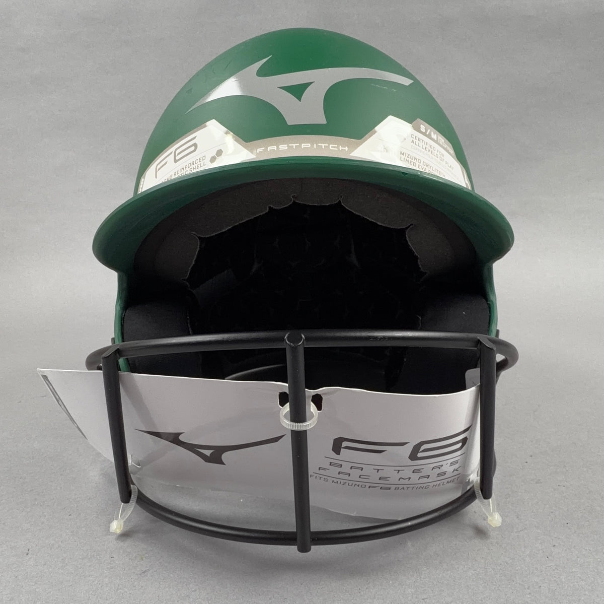 Mizuno F6 S/M 6 3/4" to 7 3/8" Junior Softball Batting Helmet