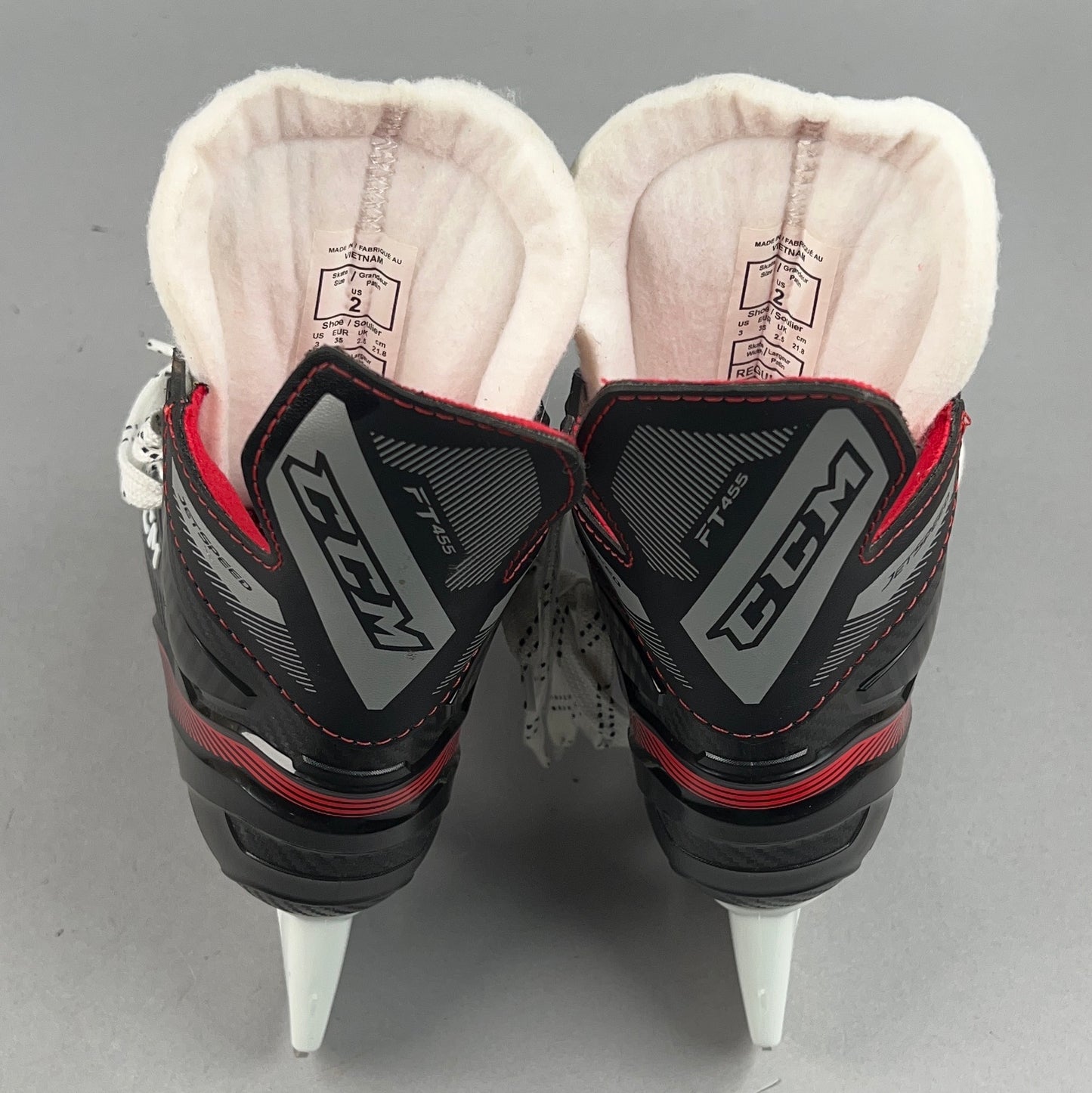 CCM Jetspeed FT455 Size 2 Junior Hockey Skates
