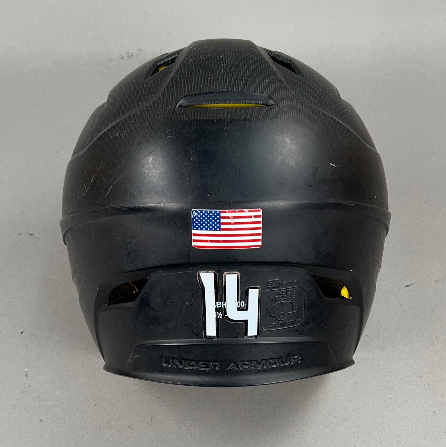 Under Armour UABH2-100 OSFM Adjustable 6 1/2" to 7 1/2" Junior Baseball Batting Helmet — view 5