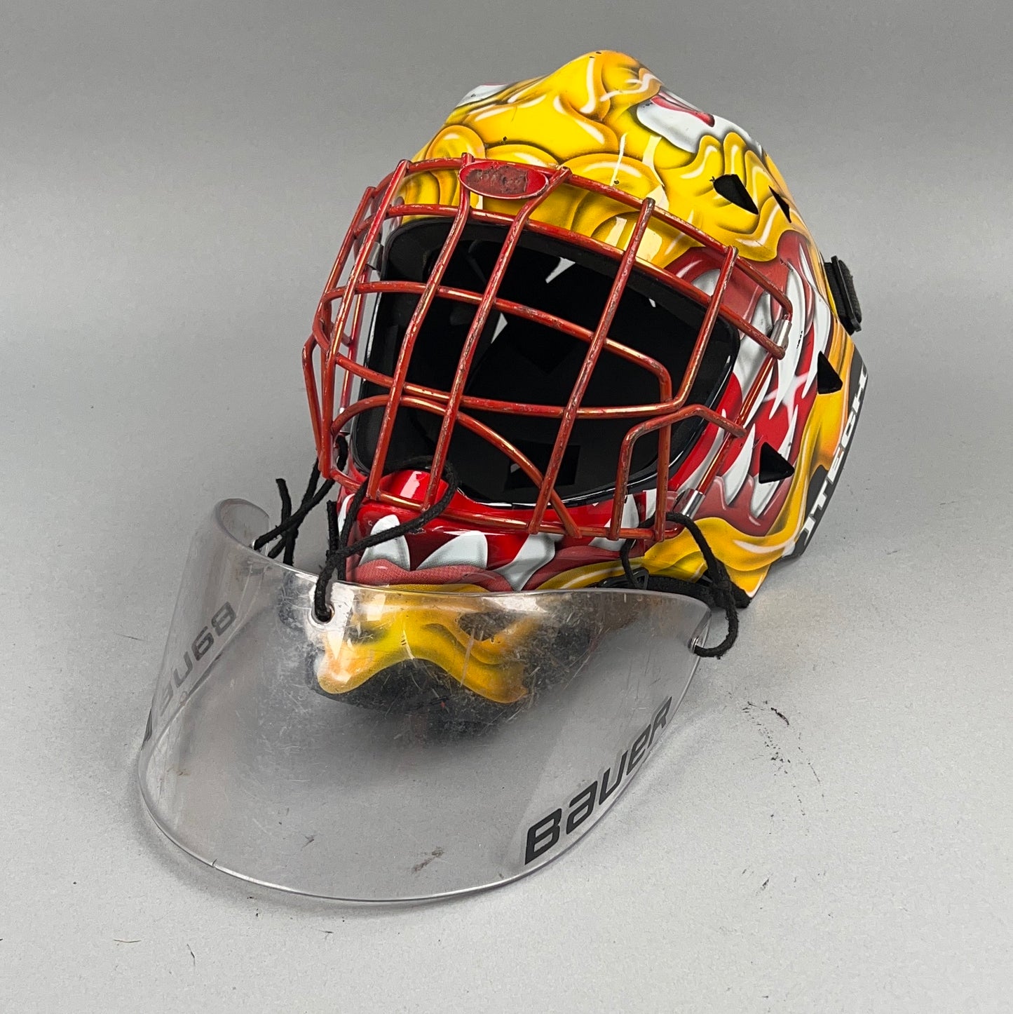 Itech Profile 1000 OSFM Adjustable Junior Vintage Hockey Goalie Helmet