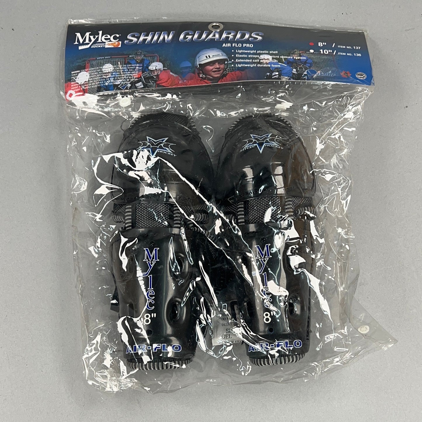 Mylec Air Flo Pro Youth 8" Hockey Shin Guards