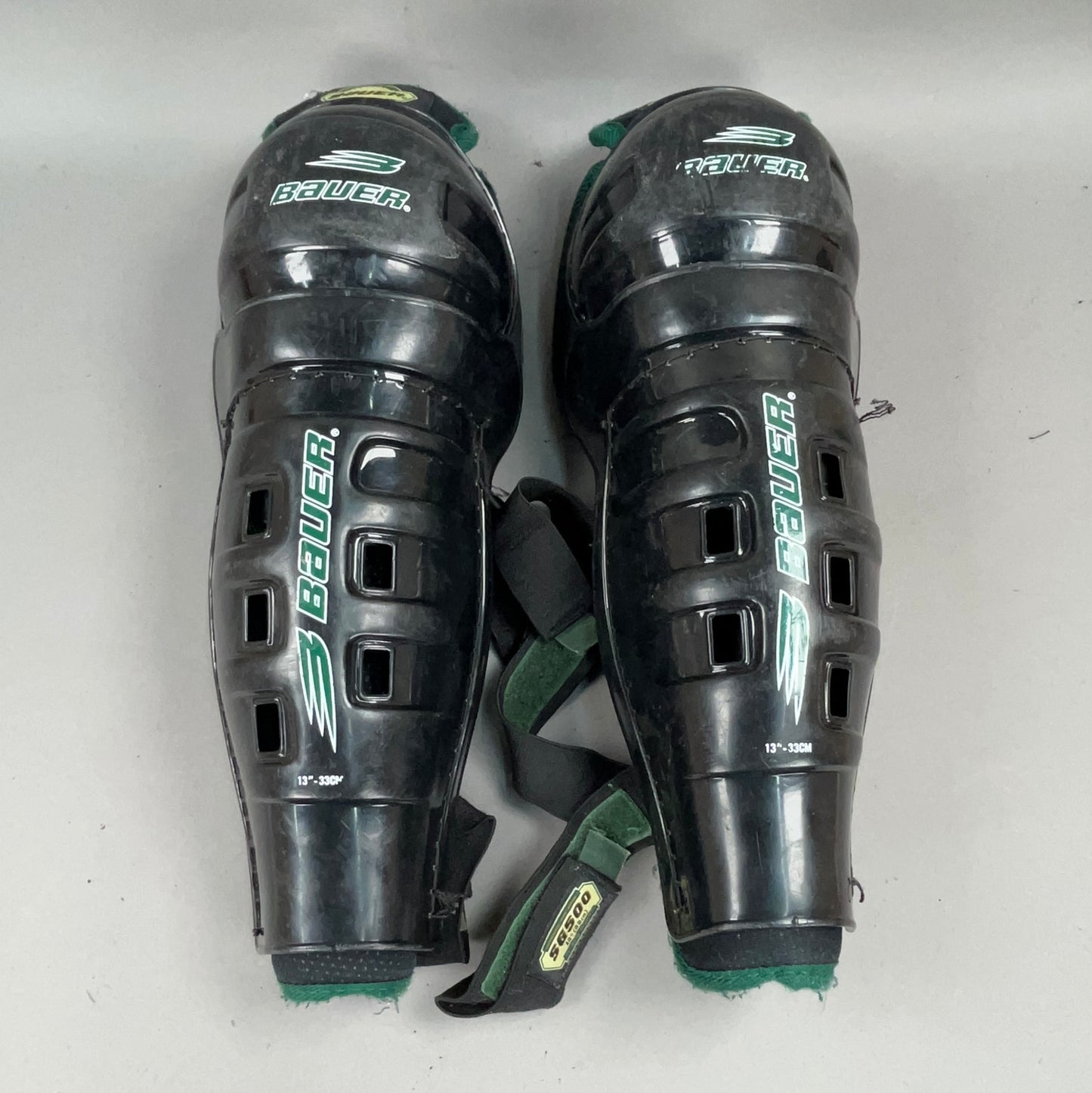Bauer SG500 Intermediate 13" Vintage Hockey Shin Guards