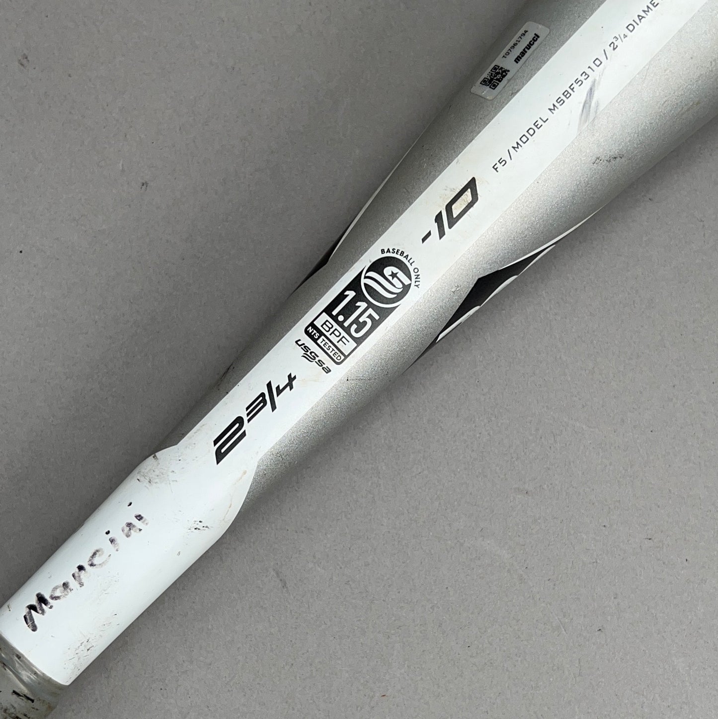 Marucci F5 28/18 (-10) USSSA Baseball Bat