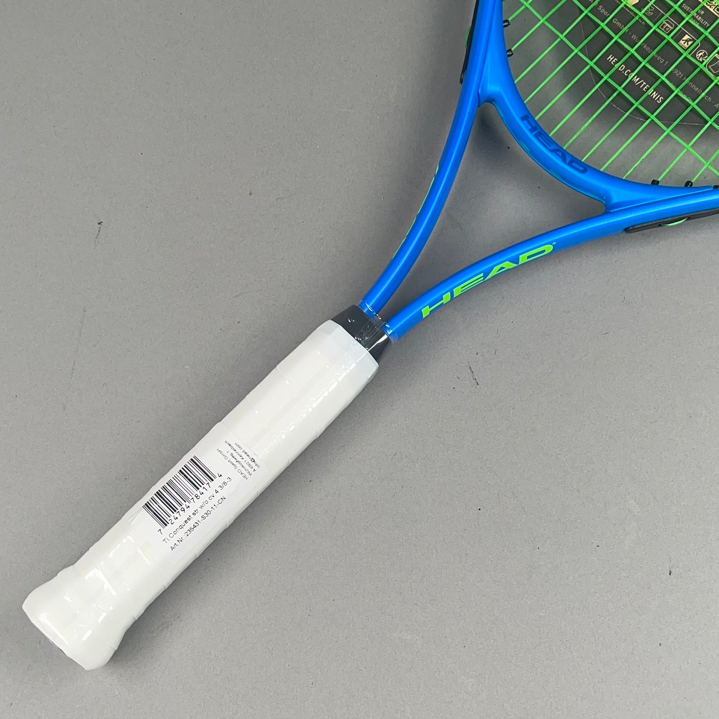 Head Ti Conquest Tennis Racquet 4 3/8" Grip & 108in² Head Size