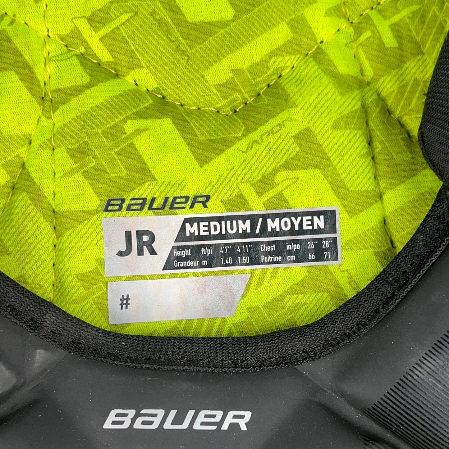 Bauer Vapor 3X Junior Medium Hockey Shoulder Pads
