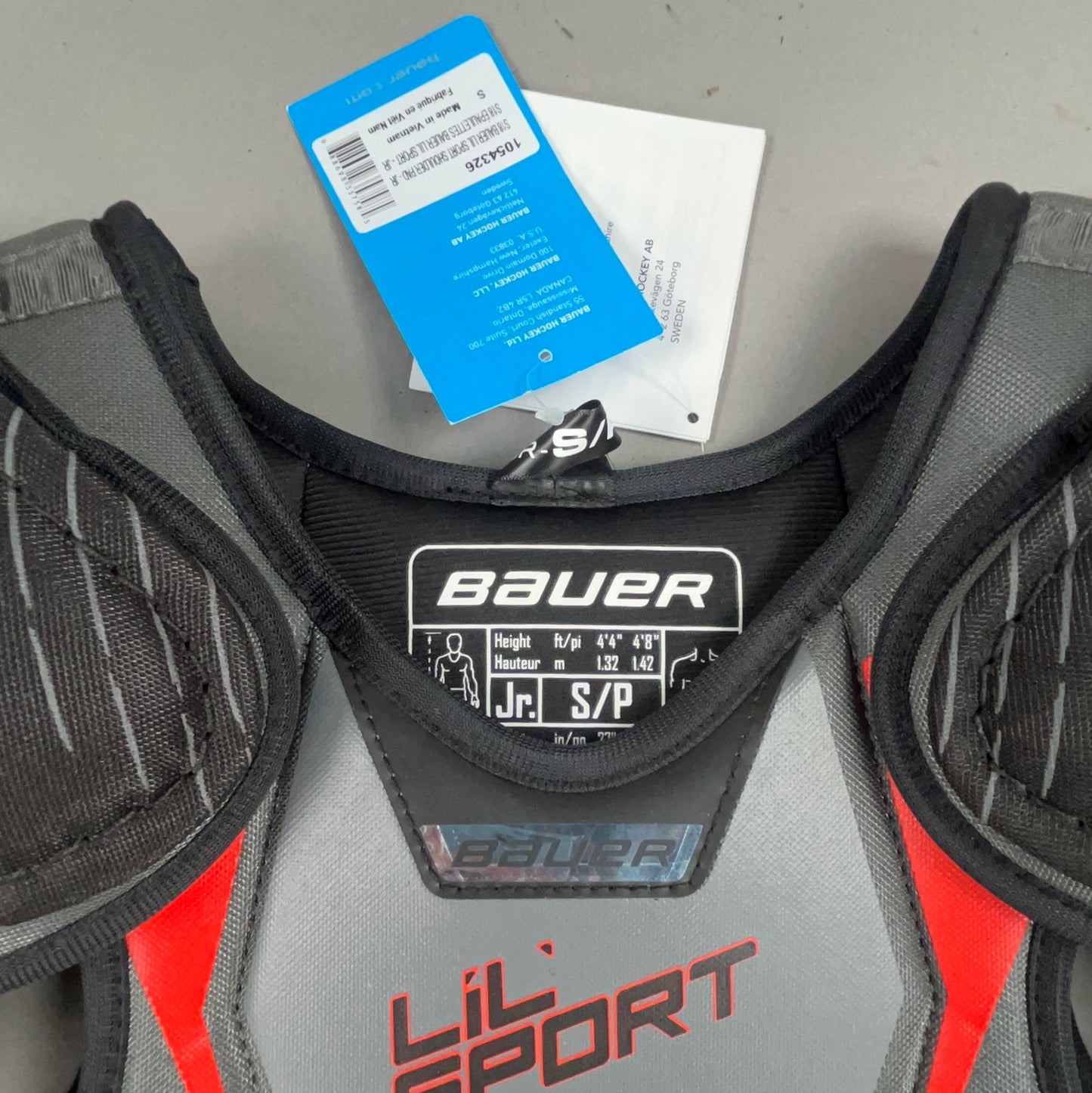 Bauer Lil' Sport Junior Small Hockey Shoulder Pads