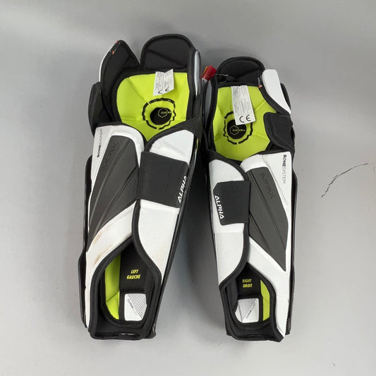 Warrior Alpha LX NHL Pro Stock Senior 17" Hockey Shin Guards