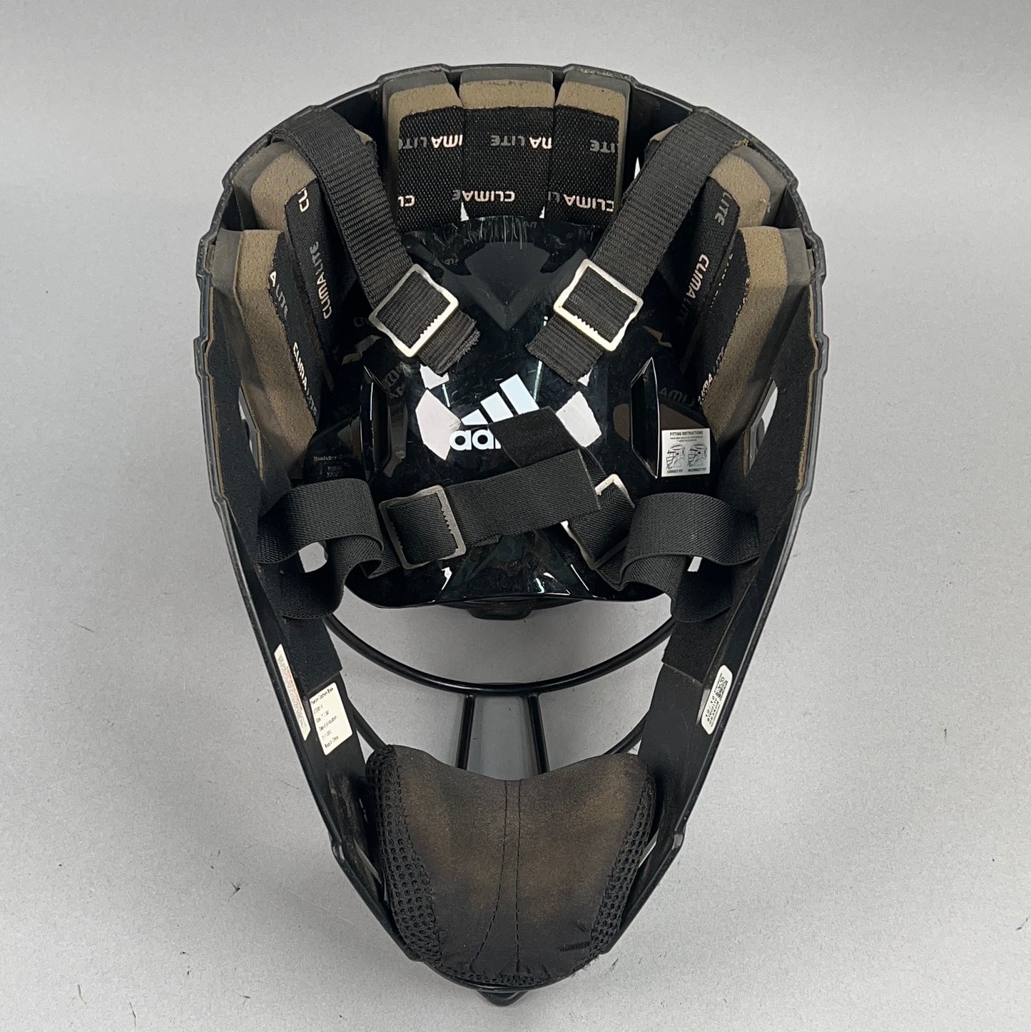 Adidas Matt Weiters Signed Phenom Clima Lite OSFM Adjustable 7" to 7 3/4" Senior Catchers Helmet