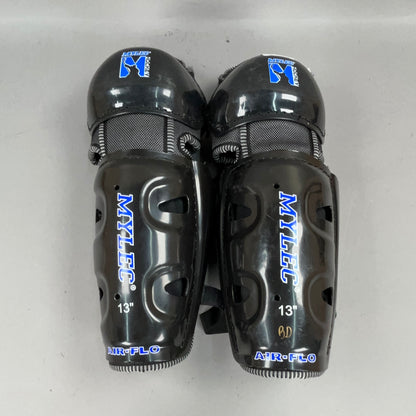 Mylec Air-Flo Intermediate 13" Vintage Hockey Shin Guards