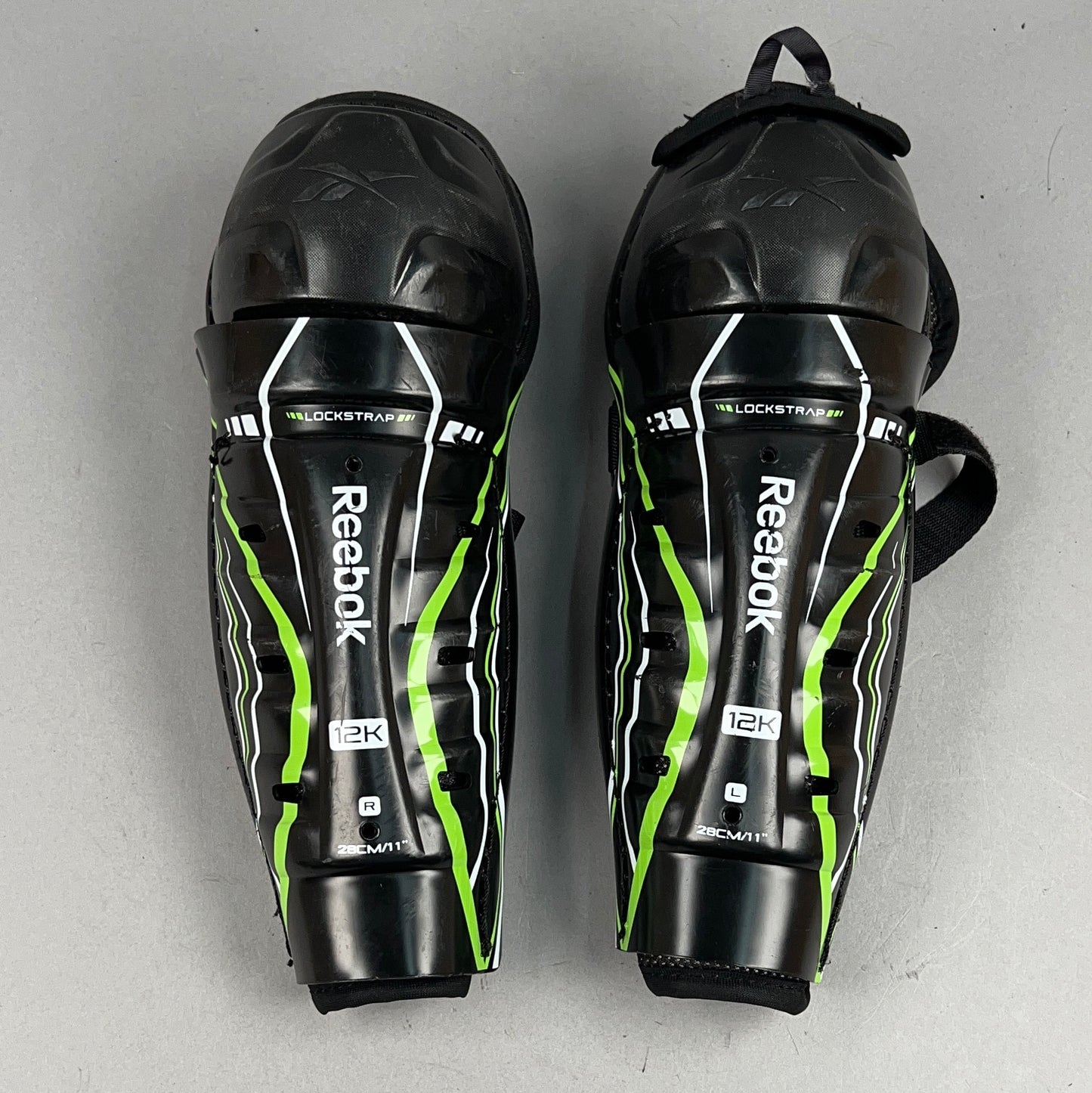Reebok 12K Junior 11" Hockey Shin Guards