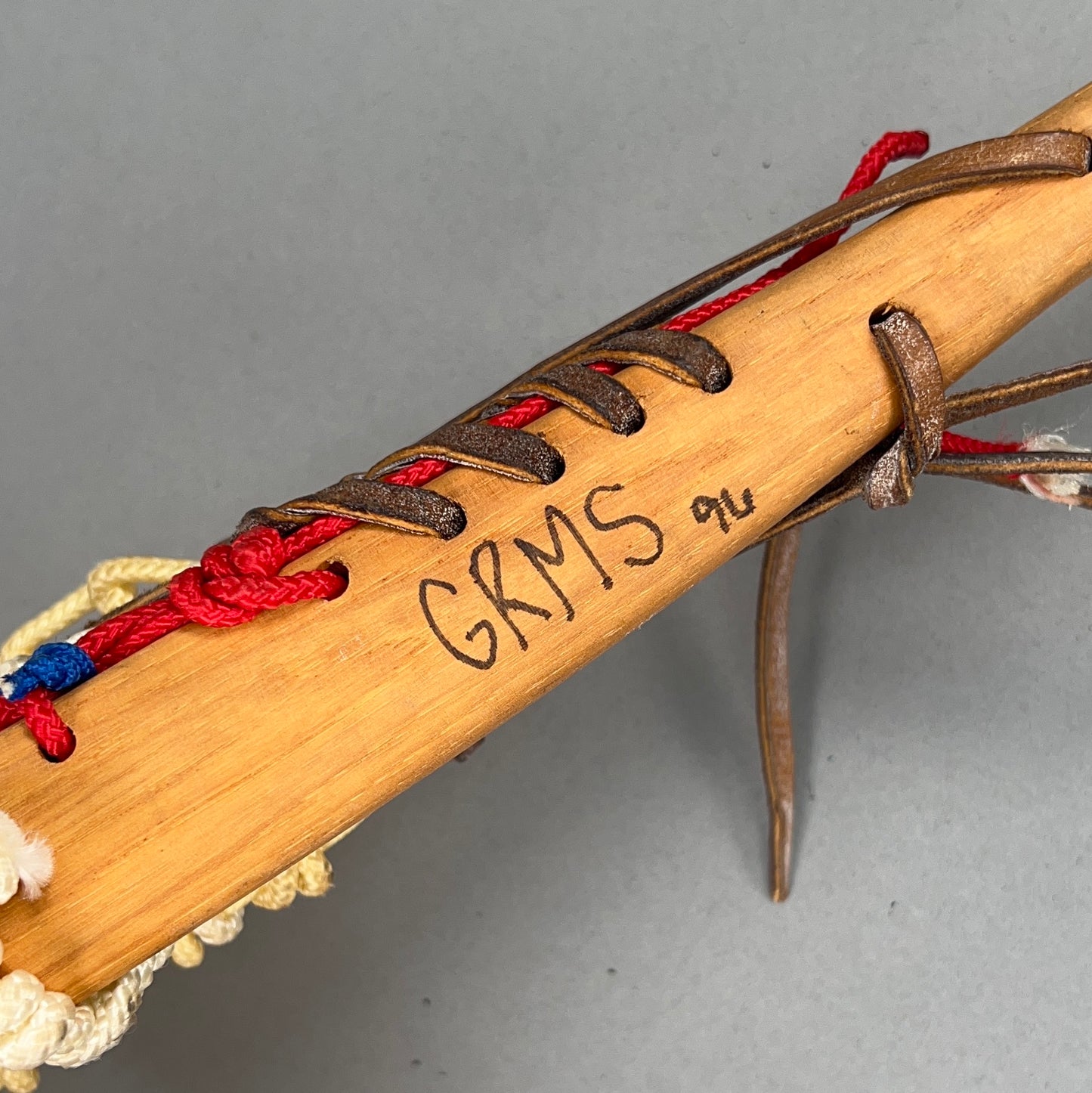 Vintage Patterson Tuscarora Nation 44" Wooden Lacrosse Stick