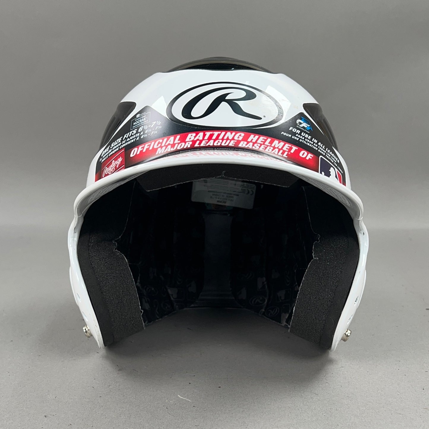 Rawlings RCFH OSFM 6 1/2" to 7 1/2" Junior Baseball Batting Helmet