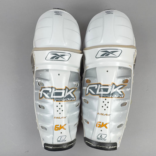 Reebok 6K Intermediate 14" Hockey Shin Guards