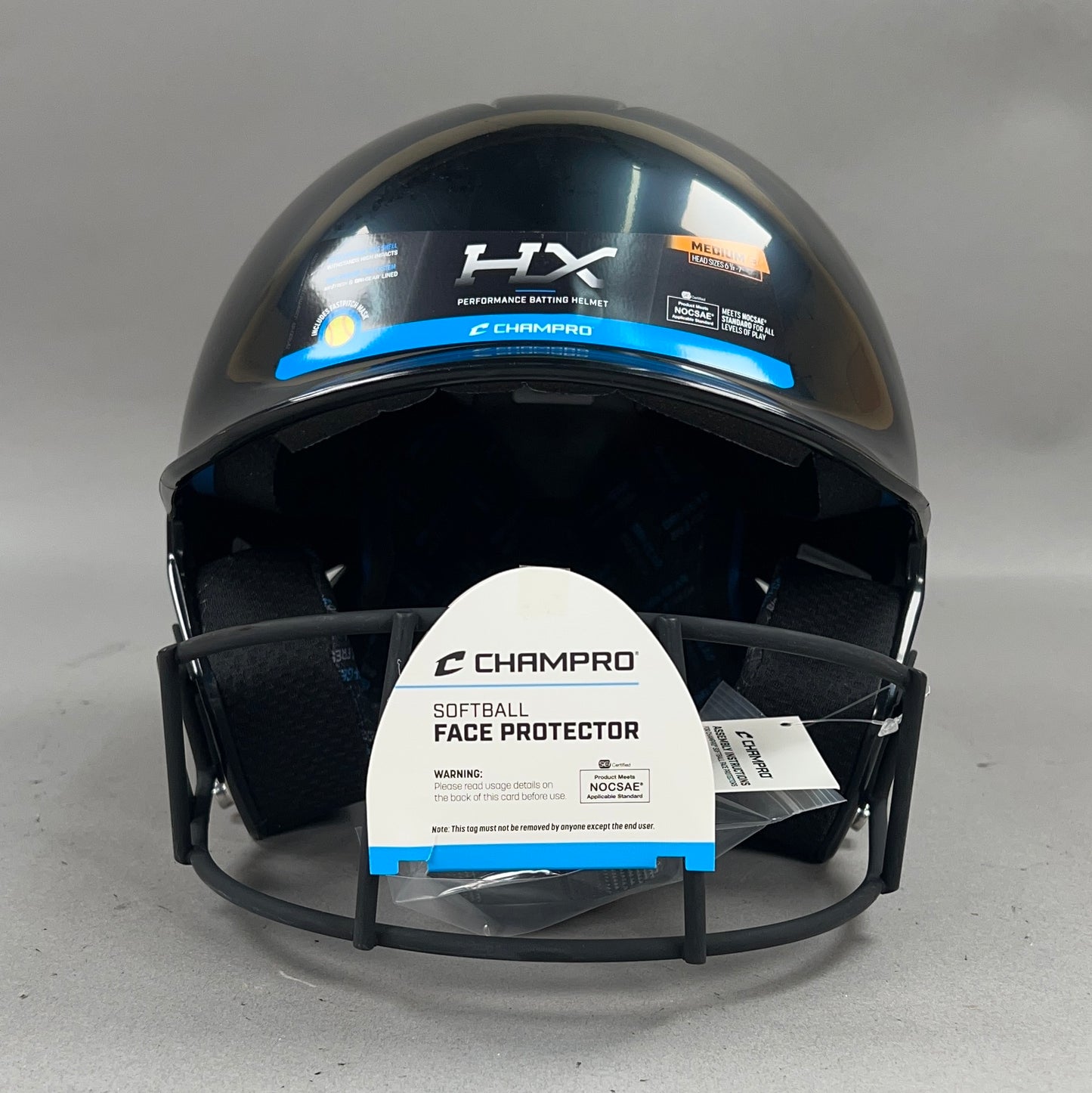 Champro HX Medium 6 1/2" to 7" Junior Softball Batting Helmet