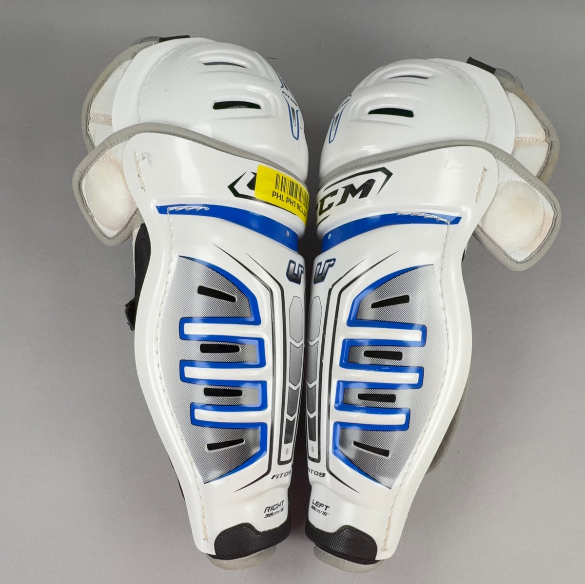 CCM U+ FiT09 Senior 15" Hockey Shin Guards
