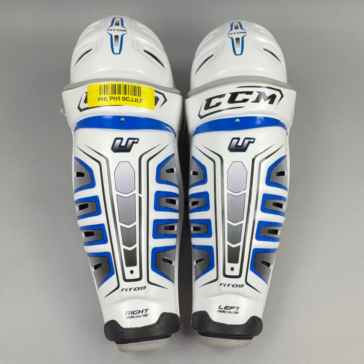 CCM U+ FiT09 Senior 15" Hockey Shin Guards