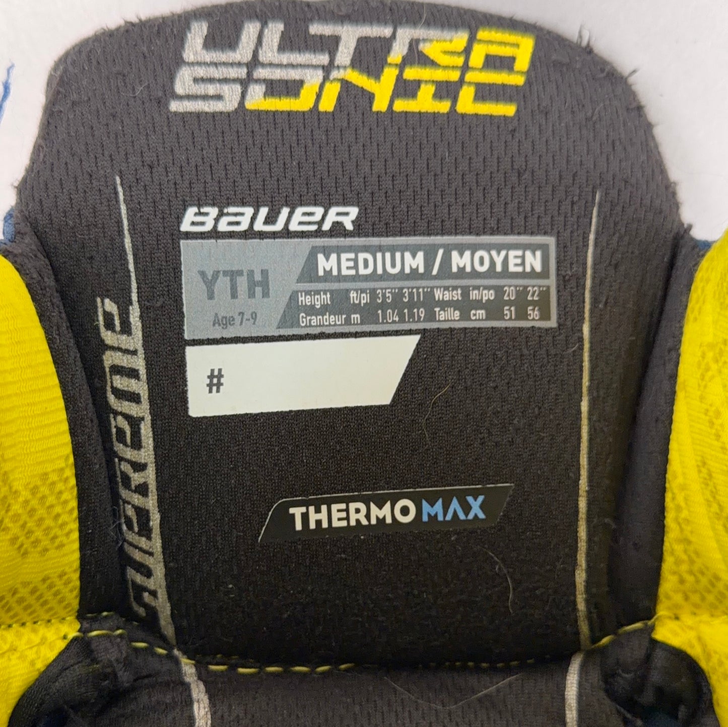 Bauer Supreme Ultra Sonic Youth Medium Hockey Pants