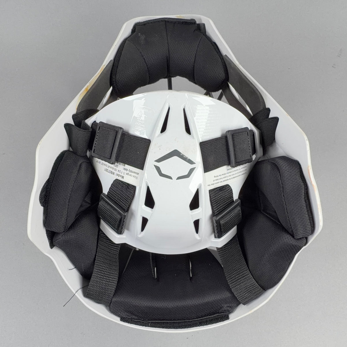 Evoshield Pro-SRZ L/XL Adjustable 7" to 7 3/4" Senior Catchers Helmet