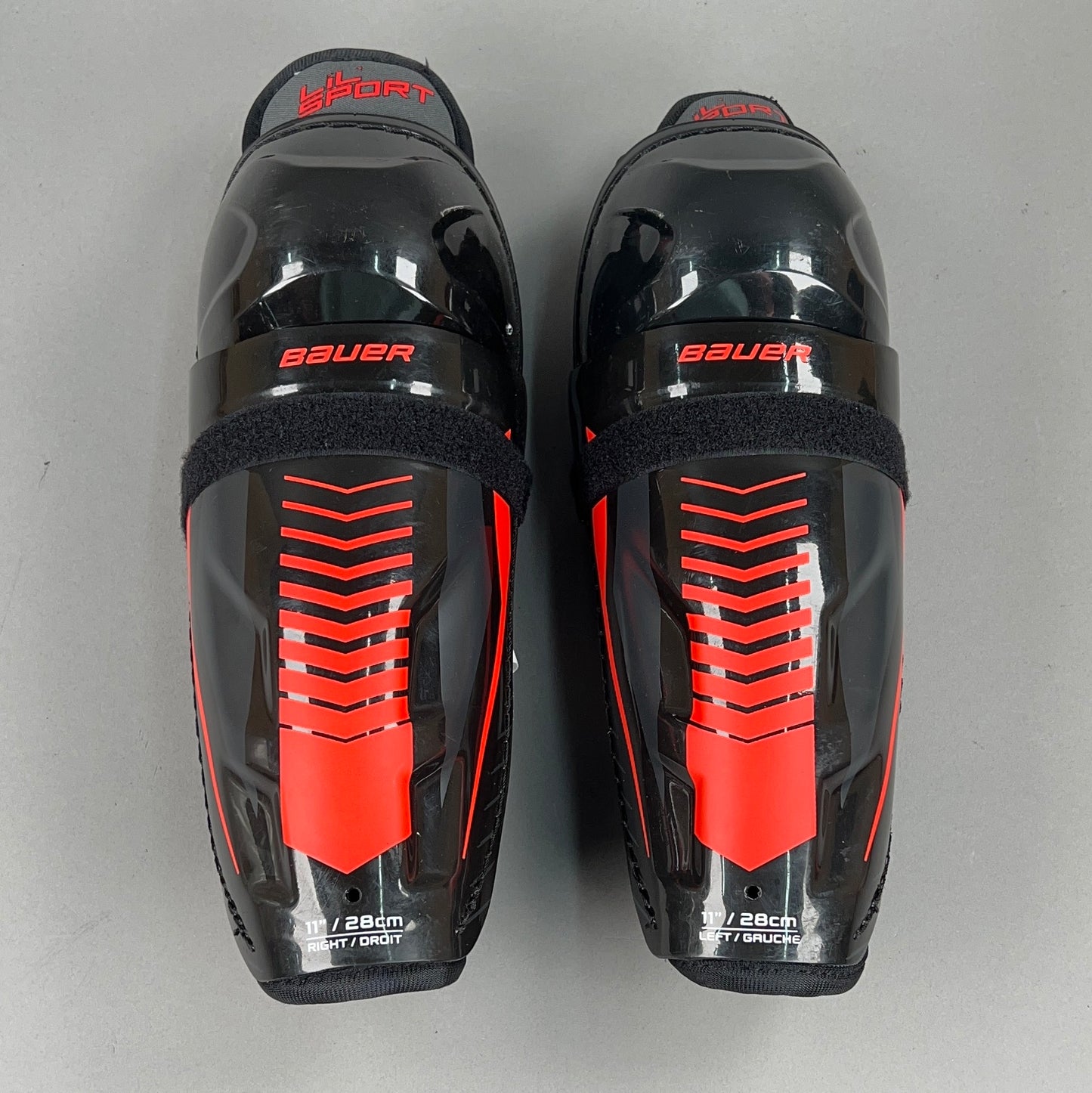 Bauer Lil' Sport Junior 11" Hockey Shin Guards
