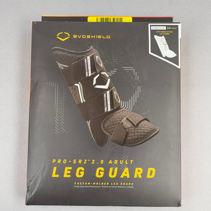 EvoShield Pro-SRZ 2.0 Adult Leg Guard (White) Left Hand HItter